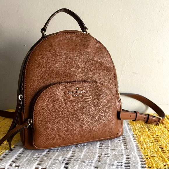 kate spade | Bags | Kate Spade Backpack Brown Leather | Poshmark display picture 2